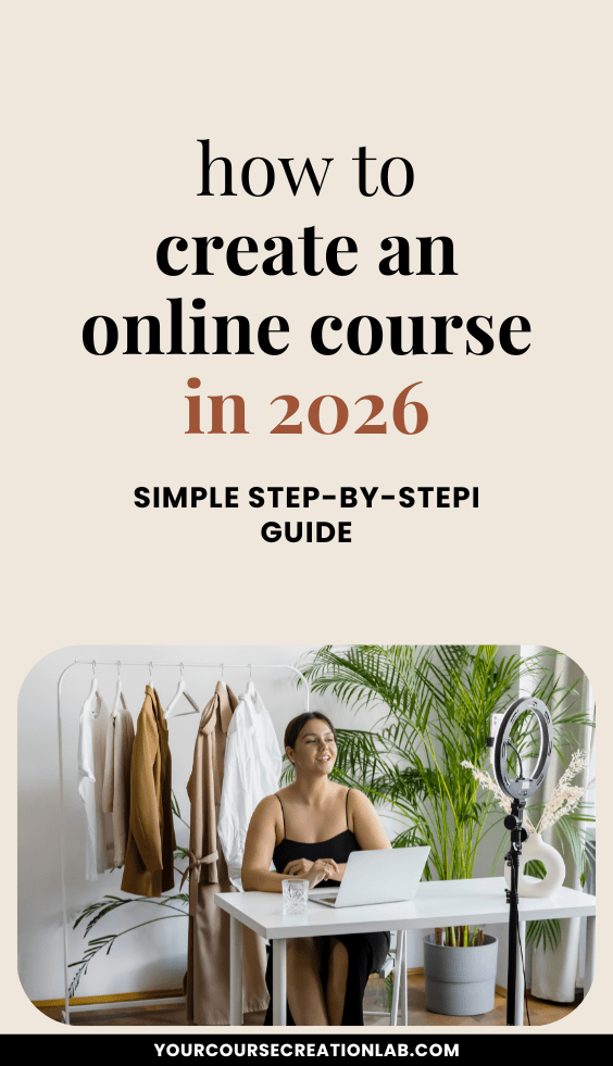 How to create a course in 2026?