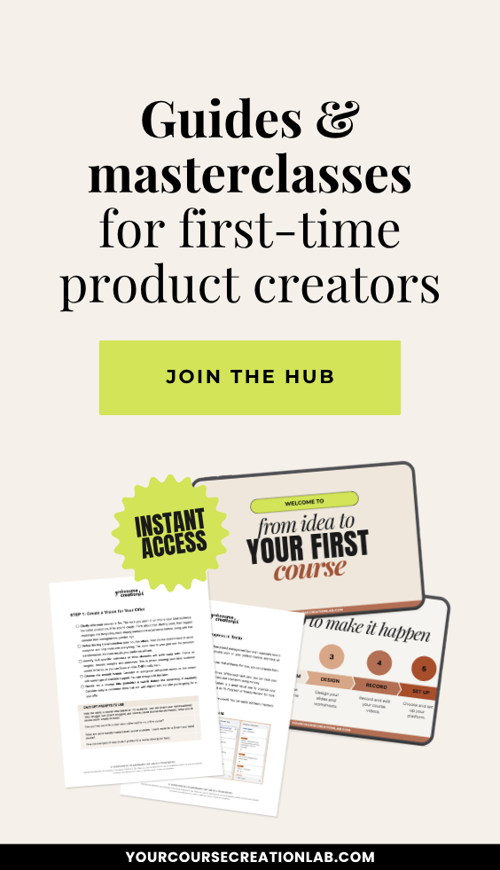 Savvy Offer hub Membership: Learn to plan, create and sell digital products online