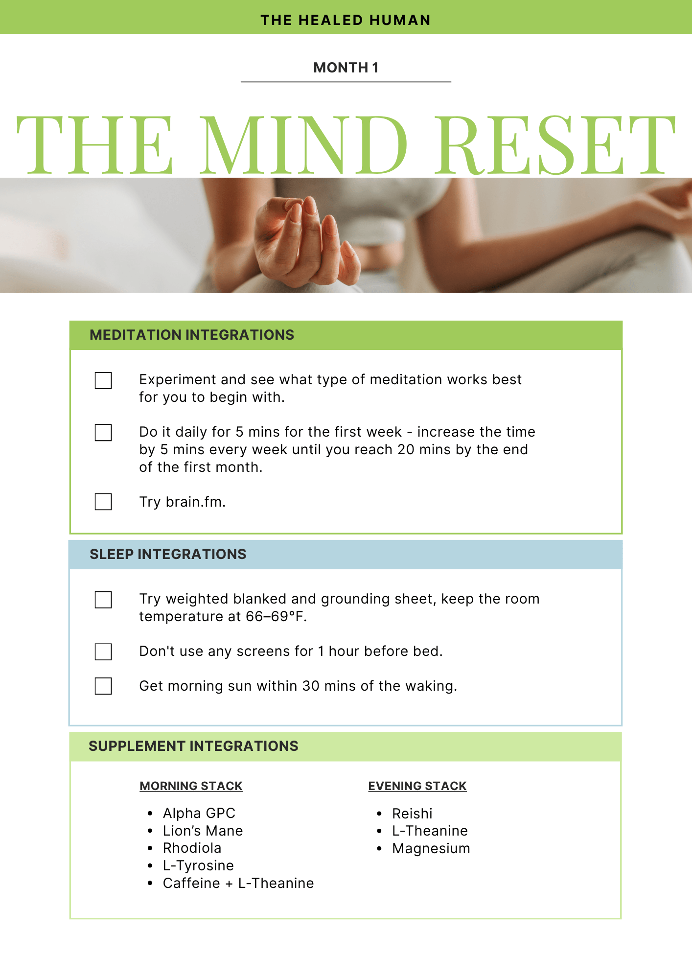 PDF Design Sample, done-for-you Workbook design
