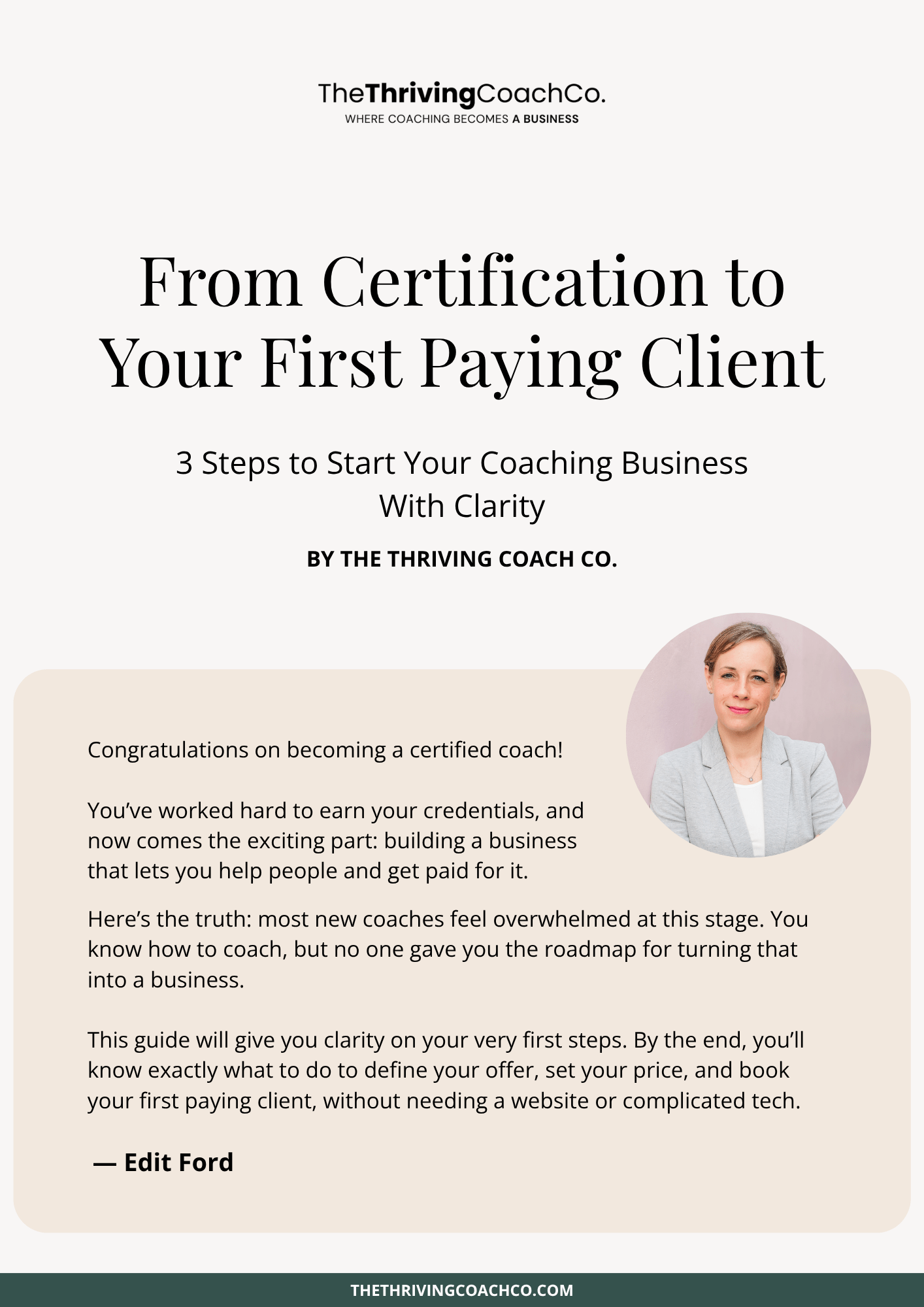 PDF Design Sample, done-for-you Workbook design
