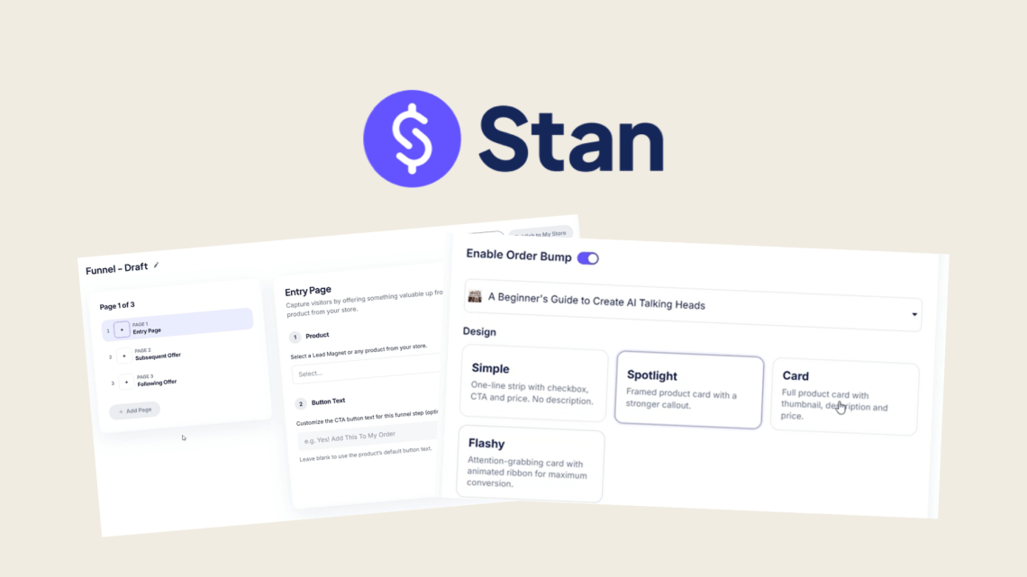 Stan new funnel feature review